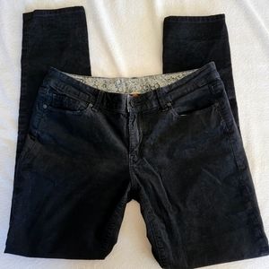 Paige Skyline Black Corduroy Skinny